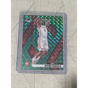 Dyson Daniels 2024-25 Panini Mosaic Green Prizm Basketball Card